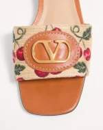 Valentino Vlogo Signature Cherryfic Slide Sandal 20Mm - Image 3